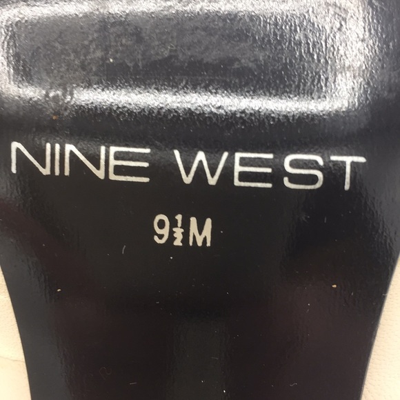 Nine West NW Dewey Light Natural Leather Size 91/2 - Picture 6 of 9